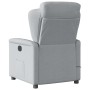 Sillón reclinable de masaje de tela gris claro en Sillones | Comprar online en Foru.es