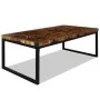 Mesa de centro de resina de teca 110x60x40 cm de vidaXL, Mesas de centro - Ref: Foro24-244551, Precio: 171,90 €, Descuento: %