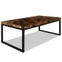 Mesa de centro de resina de teca 110x60x40 cm de vidaXL, Mesas de centro - Ref: Foro24-244551, Precio: 171,90 €, Descuento: %
