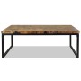 Mesa de centro de resina de teca 110x60x40 cm de vidaXL, Mesas de centro - Ref: Foro24-244551, Precio: 179,98 €, Descuento: %