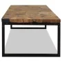 Mesa de centro de resina de teca 110x60x40 cm de vidaXL, Mesas de centro - Ref: Foro24-244551, Precio: 171,90 €, Descuento: %