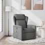 Sillón reclinable de masaje de tela gris oscuro en Sillones | Comprar online en Foru.es
