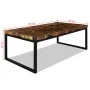 Mesa de centro de resina de teca 110x60x40 cm de vidaXL, Mesas de centro - Ref: Foro24-244551, Precio: 171,90 €, Descuento: %