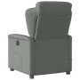 Sillón reclinable de masaje de tela gris oscuro en Sillones | Comprar online en Foru.es