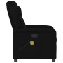 Sillón reclinable de masaje de tela negro en Sillones | Comprar online en Foru.es