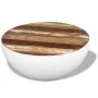 Bowl-shaped coffee table solid recycled wood 60x60x30 cm by vidaXL, Coffee table - Ref: Foro24-243353, Price: 95,58 €, Discou...