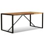 Mesa de comedor de madera maciza reciclada 180 cm de vidaXL, Mesas de cocina y de comedor - Ref: Foro24-243999, Precio: 281,5...