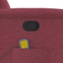 Sillón de masaje reclinable de tela color vino tinto en Sillones | Comprar online en Foru.es
