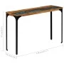 Mesa consola madera maciza reciclada 120x35x76 cm de vidaXL, Mesas auxiliares - Ref: Foro24-247323, Precio: 125,54 €, Descuen...