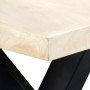 Mesa de comedor blanca 180x90x75 cm madera maciza de mango de vidaXL, Mesas de cocina y de comedor - Ref: Foro24-247431, Prec...