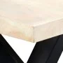 Mesa de comedor blanca 180x90x75 cm madera maciza de mango de vidaXL, Mesas de cocina y de comedor - Ref: Foro24-247431, Prec...