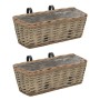Jardinera de balcón con forro PE 40 cm 2 unidades de vidaXL, Maceteros y jardineras - Ref: Foro24-246828, Precio: 33,13 €, De...