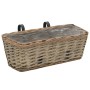 Jardinera de balcón con forro PE 40 cm 2 unidades de vidaXL, Maceteros y jardineras - Ref: Foro24-246828, Precio: 33,13 €, De...