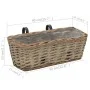 Jardinera de balcón con forro PE 40 cm 2 unidades de vidaXL, Maceteros y jardineras - Ref: Foro24-246828, Precio: 26,43 €, De...