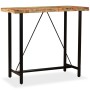 Mesa de bar de madera maciza reciclada 120x60x107 cm de vidaXL, Mesas de cocina y de comedor - Ref: Foro24-245440, Precio: 28...