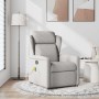 Sillón de masaje reclinable de tela gris nube en Sillones | Comprar online en Foru.es