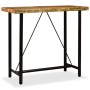 Mesa de bar de madera maciza reciclada 120x60x107 cm de vidaXL, Mesas de cocina y de comedor - Ref: Foro24-245440, Precio: 28...