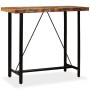 Mesa de bar de madera maciza reciclada 120x60x107 cm de vidaXL, Mesas de cocina y de comedor - Ref: Foro24-245440, Precio: 28...