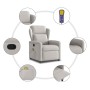 Sillón de masaje reclinable de tela gris nube en Sillones | Comprar online en Foru.es