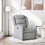 Sillón reclinable de tela gris claro en Sillones | Comprar online en Foru.es