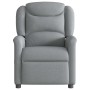 Sillón reclinable de tela gris claro en Sillones | Comprar online en Foru.es