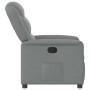 Sillón reclinable de tela gris claro en Sillones | Comprar online en Foru.es