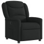 Sillón reclinable de tela negro en Sillones | Comprar online en Foru.es