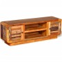 Mueble de TV madera maciza reciclada 120x30x40 cm de vidaXL, Muebles TV - Ref: Foro24-244018, Precio: 256,33 €, Descuento: %