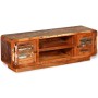 Mueble de TV madera maciza reciclada 120x30x40 cm de vidaXL, Muebles TV - Ref: Foro24-244018, Precio: 256,33 €, Descuento: %