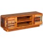 Mueble de TV madera maciza reciclada 120x30x40 cm de vidaXL, Muebles TV - Ref: Foro24-244018, Precio: 256,33 €, Descuento: %