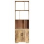 Estantería madera maciza de mango 60x35x180 cm de vidaXL, Librerías y estanterías - Ref: Foro24-247481, Precio: 344,69 €, Des...
