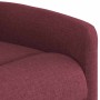 Sillón reclinable de tela rojo tinto en Sillones | Comprar online en Foru.es
