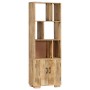 Estantería madera maciza de mango 60x35x180 cm de vidaXL, Librerías y estanterías - Ref: Foro24-247481, Precio: 344,69 €, Des...