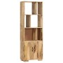 Estantería madera maciza de mango 60x35x180 cm de vidaXL, Librerías y estanterías - Ref: Foro24-247481, Precio: 344,69 €, Des...