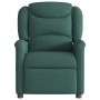 Sillón reclinable de tela verde oscuro en Sillones | Comprar online en Foru.es
