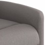 Sillón reclinable de tela gris taupe en Sillones | Comprar online en Foru.es