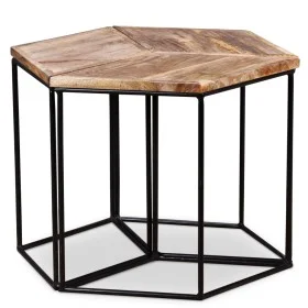 Mesa de centro de madera maciza de mango 56x48x40 cm de vidaXL, Mesas de centro - Ref: Foro24-243976, Precio: 76,05 €, Descue...