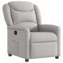 Sillón reclinable de tela gris nube en Sillones | Comprar online en Foru.es