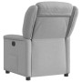 Sillón reclinable de tela gris nube en Sillones | Comprar online en Foru.es