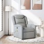 Sillón reclinable de masaje de tela gris claro en Sillones | Comprar online en Foru.es