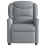 Sillón reclinable de masaje de tela gris claro en Sillones | Comprar online en Foru.es