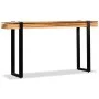 Adjustable solid reclaimed wood console table by vidaXL, Side tables - Ref: Foro24-244594, Price: 150,55 €, Discount: %