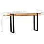 Mesa consola ajustable madera maciza reciclada de vidaXL, Mesas auxiliares - Ref: Foro24-244594, Precio: 150,55 €, Descuento: %