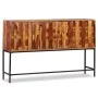 Aparador de madera maciza de sheesham 120x30x80 cm de vidaXL, Aparadores - Ref: Foro24-244345, Precio: 218,91 €, Descuento: %