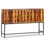 Aparador de madera maciza de sheesham 120x30x80 cm de vidaXL, Aparadores - Ref: Foro24-244345, Precio: 218,91 €, Descuento: %