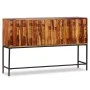 Aparador de madera maciza de sheesham 120x30x80 cm de vidaXL, Aparadores - Ref: Foro24-244345, Precio: 218,91 €, Descuento: %