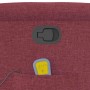 Sillón de masaje reclinable de tela color vino tinto en Sillones | Comprar online en Foru.es