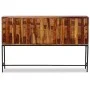 Aparador de madera maciza de sheesham 120x30x80 cm de vidaXL, Aparadores - Ref: Foro24-244345, Precio: 218,91 €, Descuento: %