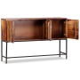 Aparador de madera maciza de sheesham 120x30x80 cm de vidaXL, Aparadores - Ref: Foro24-244345, Precio: 221,37 €, Descuento: %