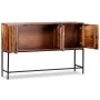 Aparador de madera maciza de sheesham 120x30x80 cm de vidaXL, Aparadores - Ref: Foro24-244345, Precio: 218,91 €, Descuento: %